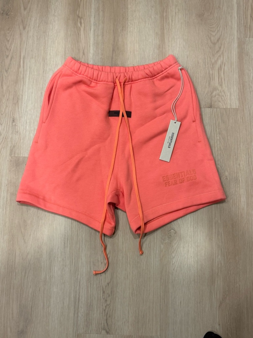 ESSENTIALS Fear of God Coral Sweat Shorts NWT